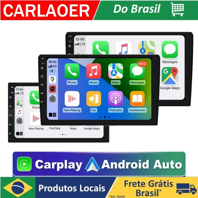 Multimidia 2 Din - Car play/Android